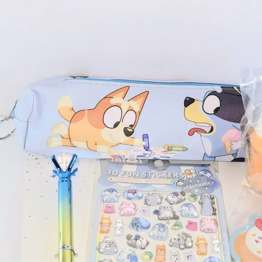 SCHOOL BUNDLE Bluey Themed Set #19 Stationary Lot NEW IN ORIGINAL PACKAGING